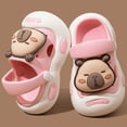 thumbnail image 2 of Toddler Slippers,Girls Slippers for Everyday Wear Comfortable Durable Fixed Style Shoes Toddler Year Round Footwear,Slippers for Kids,Pink,9-9.5 Years, 2 of 4