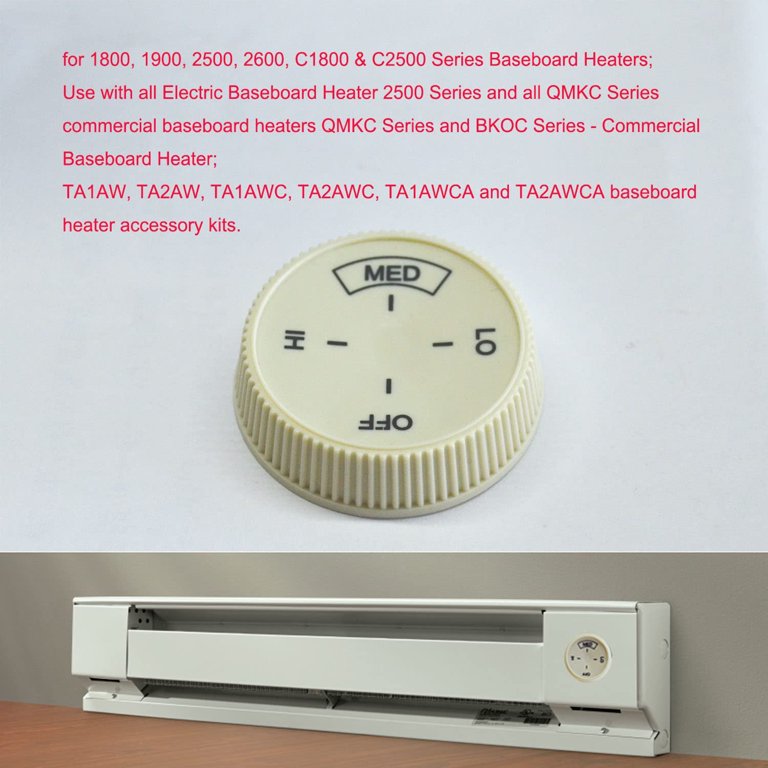 2PCS Baseboard Heater Thermostat Temperature Control Dial Knob Replacement  Base Board Knob - Walmart.com
