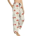 thumbnail image 2 of Fotbe Flat Mushrooms Women's Pajama Pants,Sleepwear Pants,Pj Bottoms Drawstring And Pockets-Medium, 2 of 9