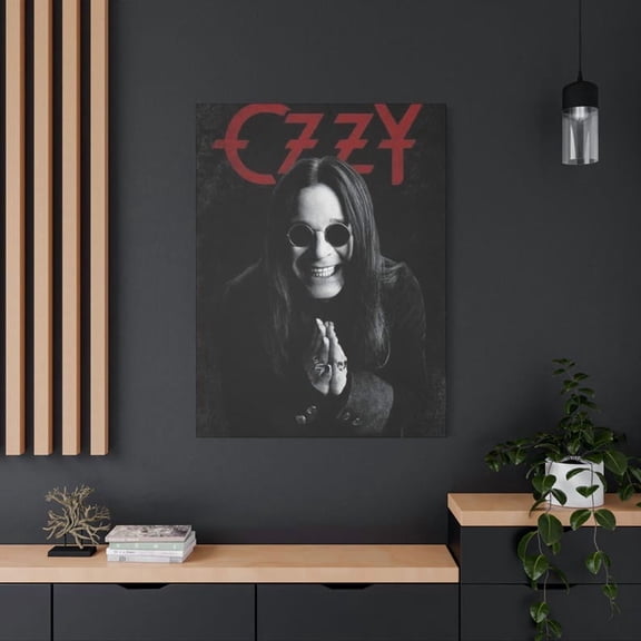 Ozzy Osbourne Rock Music Portrait Poster Vintage Heavy Metal Wall Decor Size 24x36 Unframed Poster