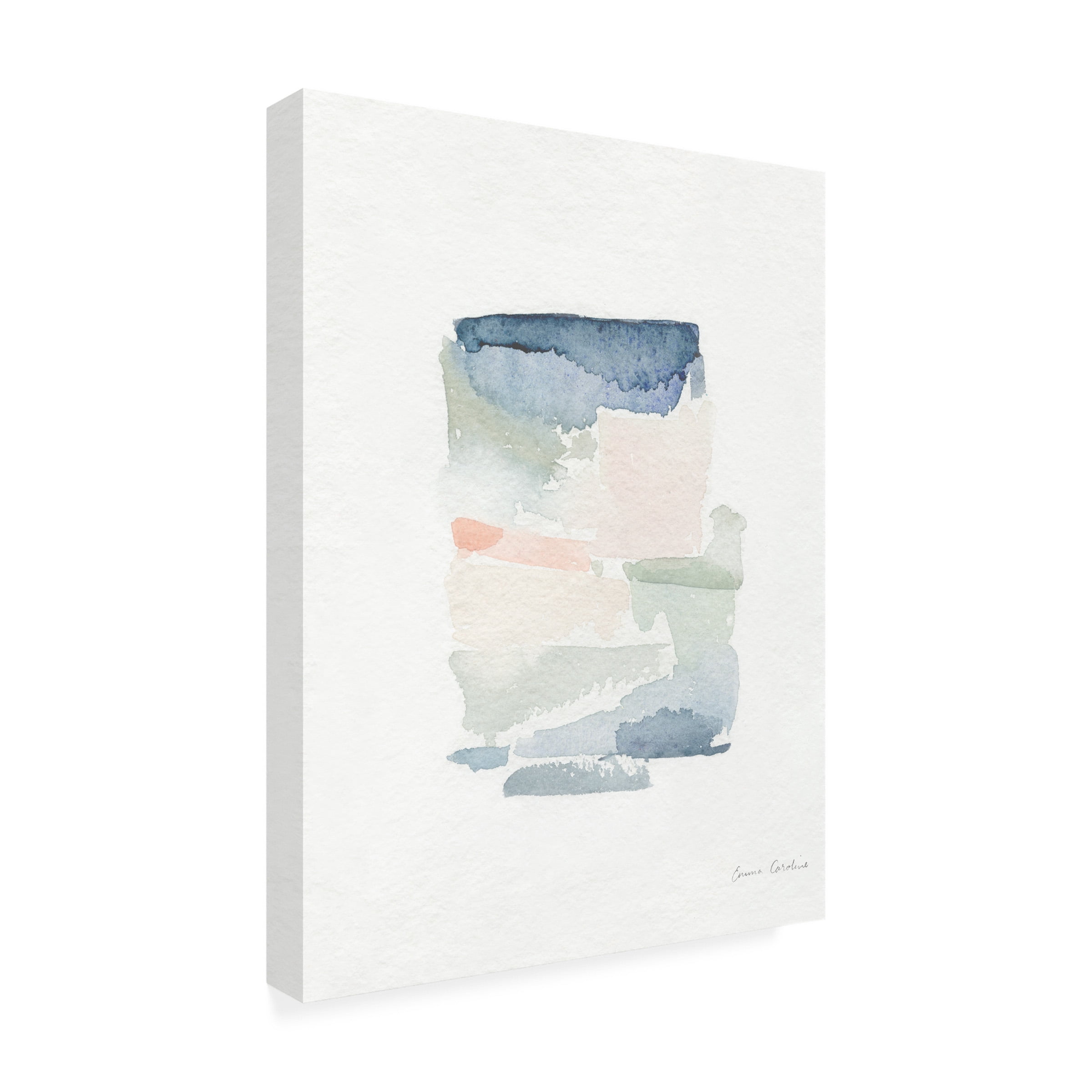 Emma Caroline 'Sea Glass Color Studies III' Canvas Art