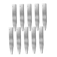 thumbnail image 1 of 10 estacas planas de acero para encofrados de hormigón con orificios para clavos. Fácil instalación. 12 pulgadas, 1 of 9