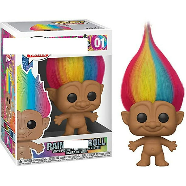 Trolls Rainbow Troll Multicolor Action Figure Toy for Collection