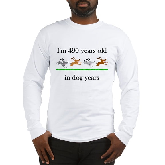CafePress - 70 Birthday Dog Years 1 Long Sleeve T Shirt - Unisex Cotton Long Sleeve T-Shirt