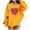 Yellow-K, variant on Valentine Hooded Sweatshirts For Kids Long Sleeve Print Pullover Tops Holiday Casual Loose Stylish Hoodies (13 Years, Yellow-K)