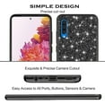 thumbnail image 6 of Compatible with Samsung Galaxy A50 Case, Glitter Sparkly Samsung Galaxy A50 Phone Case with Slim Silicone Shockproof Protective Bumper Cover for Cute Girls Women (Black), 6 of 14