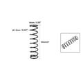 thumbnail image 4 of Unique Bargains 14mm Outer Diameter 1.2mm Wire Dia 50mm Long Compression Spring 10Pcs Spring Steel, 4 of 5