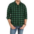 thumbnail image 4 of Iceglad Mens Flannel Plaid Shirts Long Sleeve Button Down Shirt Casual Shirts Work Shirts for Men, 4 of 9