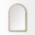 thumbnail image 2 of Mercana Leeds 35" Arch Wood Frame Mirror in Brown, 2 of 5