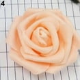 thumbnail image 3 of Farfi 50Pcs Artificial Flowers Wedding Bride Bouquet Party Decor Foam Rose Heads (Ivory), 3 of 13