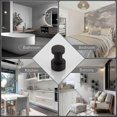thumbnail image 4 of wall hook, towel hook for bathroom, kitchen, door, wardrobe & closet, 5 packs, brass (black), 4 of 5