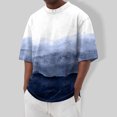 thumbnail image 2 of Men's T-shirt T-shirts Graphic Text Pool3D Printing Street Casual Short Sleeve Printed Clothing Basic M, 2 of 5