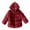 Wine, variant on Toddler Girls Jacket Fall Winter Toddler Kids Collar Soild Jackets Warm Hooded Woolen Jacket Coats Kids Cat Jacket