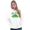 thumbnail image 4 of Live Slow Turtle Tortoise Animals Hoodie Sweatshirt Women Men Brisco Brands S, 4 of 6