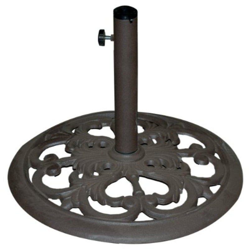 Tropishade 30-Pound Bronze Powder-Coated Cast Iron Umbrella Stand