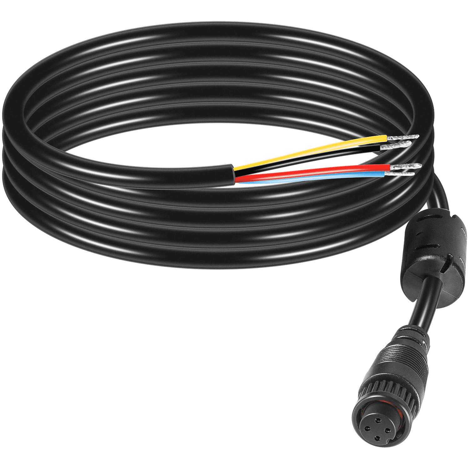 xzyuan 000-00128-001 4-Pin Power Cable for Simrad - Compatible with GO, NSS evo3, Vulcan, Zeus3-2m (6.5ft) Bare Wire Output for Power, Alarm, and Control Bus