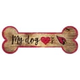 thumbnail image 2 of Buffalo Bills 6" x 12" Dog Bone Sign, 2 of 2