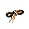 thumbnail image 2 of 2 Pares Cordones de lona planos para hombres y mujeres Negro Blanco Naranja 100cm/39.37, 2 of 6