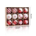 thumbnail image 3 of JYYYBF 12PCS Christmas Ball Ornaments, Christmas Hanging Ornaments for Holidays, Christmas Tree Decoration, 3 of 4