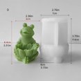 thumbnail image 5 of Necvior 3D Frogs Candle Mould Cartoon Silicone Molds Ornament Molds Castings Molds Plasters Molds for Home Decoration, 5 of 11