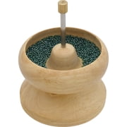 Large Wooden Bead Spinner Loader 4.5 Diameter 1 Depth