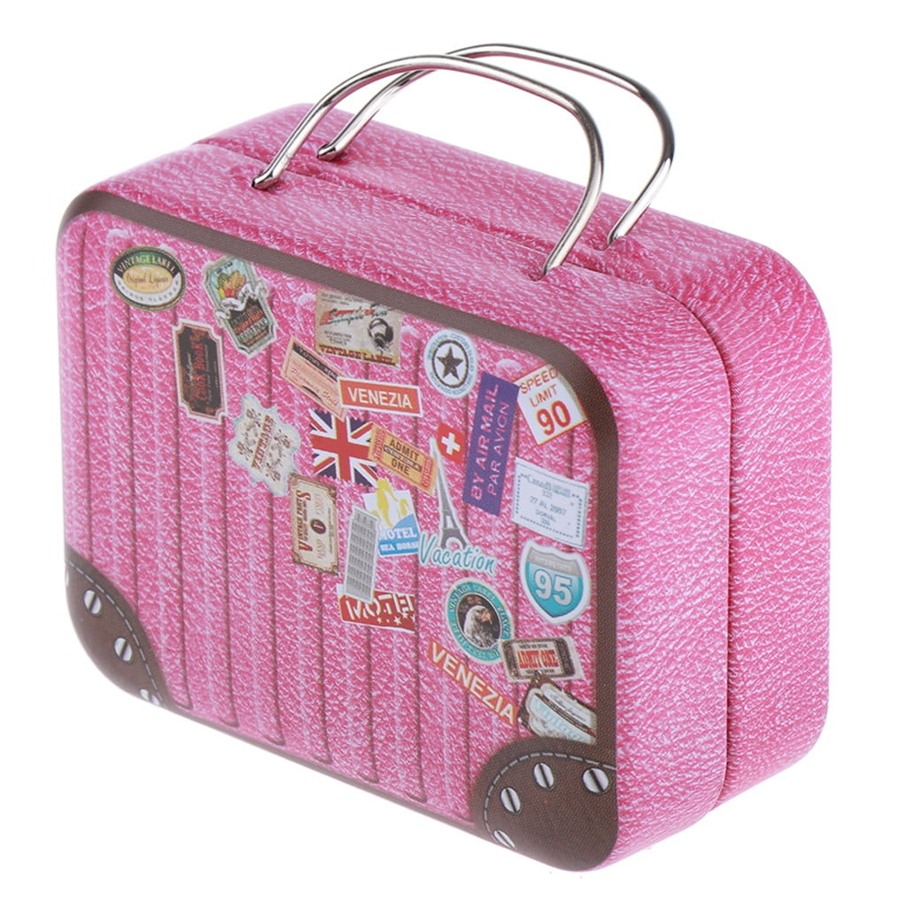 Dolls House 1:6 Scale Miniature Sneaker Suitcase for Dolls 