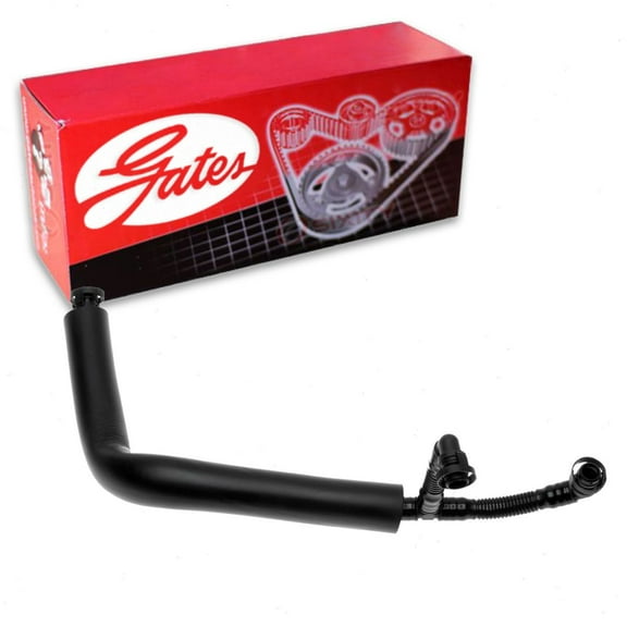 Gates Valve Cover To Intake Engine Crankcase Breather Hose compatible with BMW 328i 3.0L L6 2007-2013