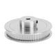 thumbnail image 4 of Rueda De Polea Síncrona Rueda Síncrona 80T 5mm GT2 Polea De Correa Dentada Aleación De Acero para Impresora 3D Torno CNC Fresadora(Plata), 4 of 14