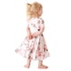 thumbnail image 1 of Vestido elegante con forma de cacahuete, vintage, rosa y rosa en espiral para niñas de 3 a 4 años, 1 of 6