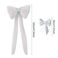 thumbnail image 4 of Sylvtty 2 Pcs Bow Decoration Bow Themed Room Backdrop Decor for Wedding Birthday Party Engagement Bachelorette Baby Shower Door Wall Decoration, 4 of 6