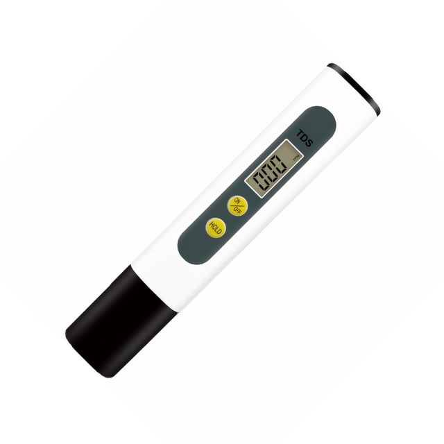 Eigraketly Analizador de agua eficiente ABS, medidor TDS, probador de agua Digital para acuarios, medidor de Ph de agua Digital Medidores de medidas dimensionales Blanco TDS-M2