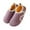 Purple, variant on CHUMUD Women's House Slippers Rubber Sole Indoor Slipper Socks Lightweight Fleece Lined Slip-on Barefoot Slippers Holiday Gifts