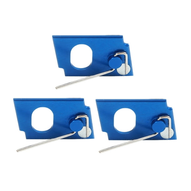 Greeniant Accesorios para de flecha, aleación resistente, fácil instalación, posición de aguja de acero ajustable, 3 piezas tiro y tiro con spg azul magnético