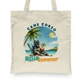 thumbnail image 2 of Cane Corso Hello Summer Beach Theme with Sunglasses and Tropical Cocktail Canvas Tote Bag Italian Mastiff Dog Lover Gifts Idea Reusable Shopping Grocery Bag - 00009, 2 of 5