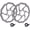 180MM, variant on 160mm Disc Brake Rotor with 6 Bolts Stainless Steel Bicycle Rotors Fit for Road Bike, Mountain Bike, MTB, BMX (Stainless Steel, 2pcs)