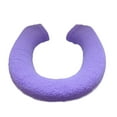 thumbnail image 4 of Transemion Tapis de Salle de Bain Durable Résistant aux Déchirures et Options de Forme U/O Résistant à l'Usure Violet 5ensemble, 4 of 6