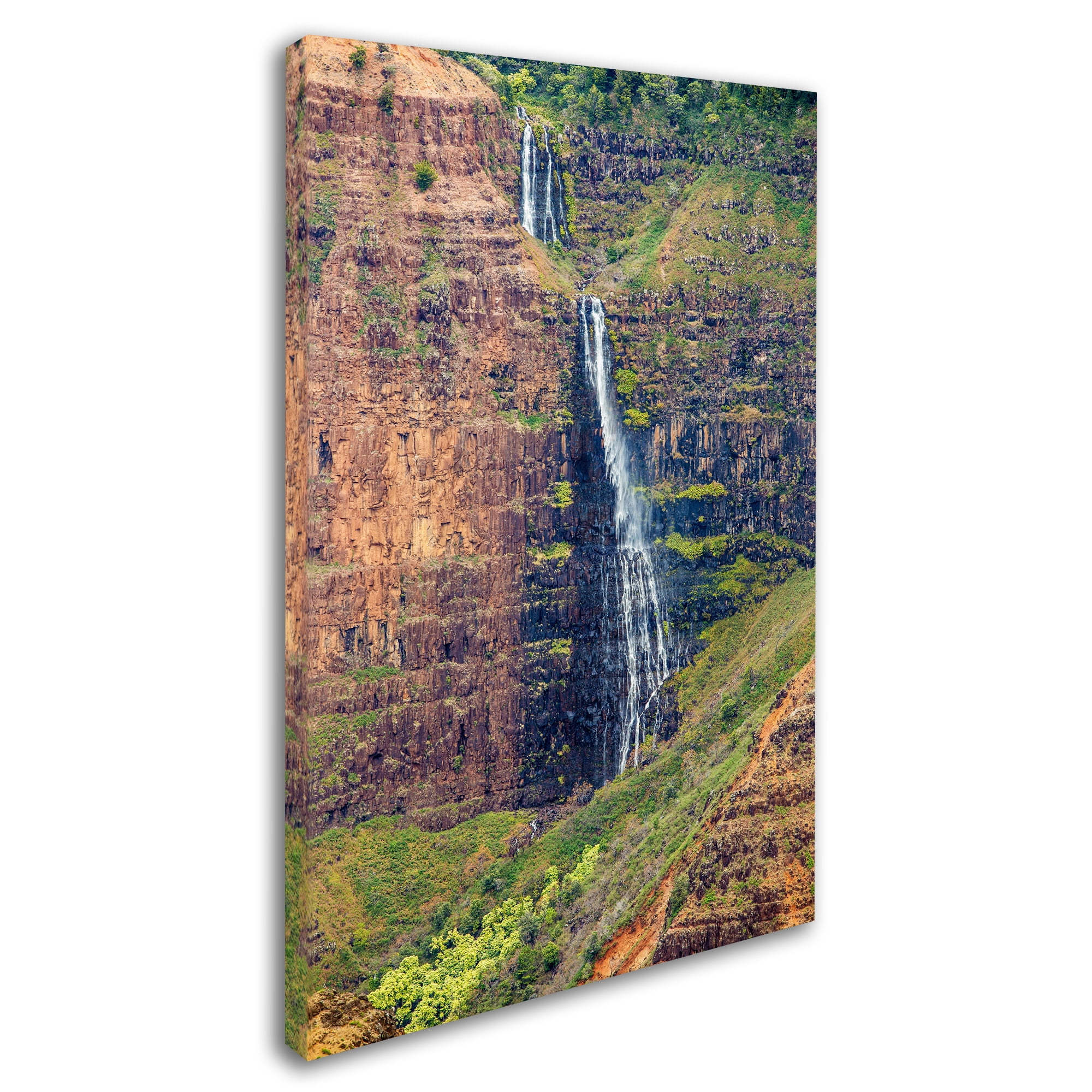 Pierre Leclerc 'Waipoo Falls' Canvas Art 16 x 24