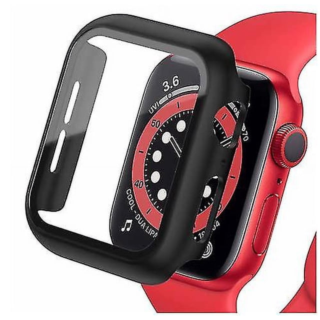 Funda de vidrio templado para Apple Watch Series 3, Series 2 y Series 1, Protector de pantalla de 42mm, protección de parachoques integral