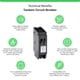 thumbnail image 2 of Disyuntor Schneider Electric HOMT1520CP 15A&20A 120/240V, 2 of 4