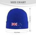 thumbnail image 4 of Flag Of New-Zealand Beanie Hat Knit Hat Skull Cap for Men Women Winter Hat Blue, 4 of 4