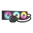thumbnail image 1 of Refrigerador líquido para CPU CORSAIR iCUE Link Titan 360 RX RGB – Todo en uno de 360 mm – Silencioso – Motor de refrigeración FlowDrive – Intel LGA 1851/1700, AMD AM5/AM4 – 3 ventiladores RX120 RGB –, 1 of 5
