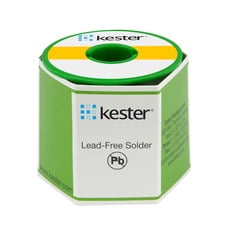 Kester Lead-Free Wire Solder 24-7068-6401- #66/331 Wter-Soluble - .020" - Sn96.5 Ag3.0 Cu0.5