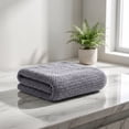 thumbnail image 6 of Kyusrd Hand Towels for Bathroom,Cotton Soft Absorbent Decorative Hand Towel for Face Spa Bath Gym Kitchen,Gray,34x74cm, 6 of 7