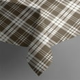 thumbnail image 4 of Brown and White Checkerboard Checkered Rectangle Tablecloth 60"x120",Waterproof Polyester Rectangle Table Cloth, Wipeable Spillproof Polyester Tablecloth for Dining, Camping, Indoor and Outdoor, 4 of 6