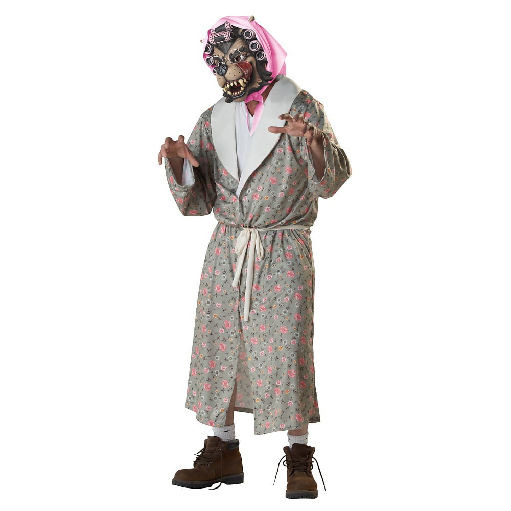 Big Bad Granny Wolf Adult  Costume 