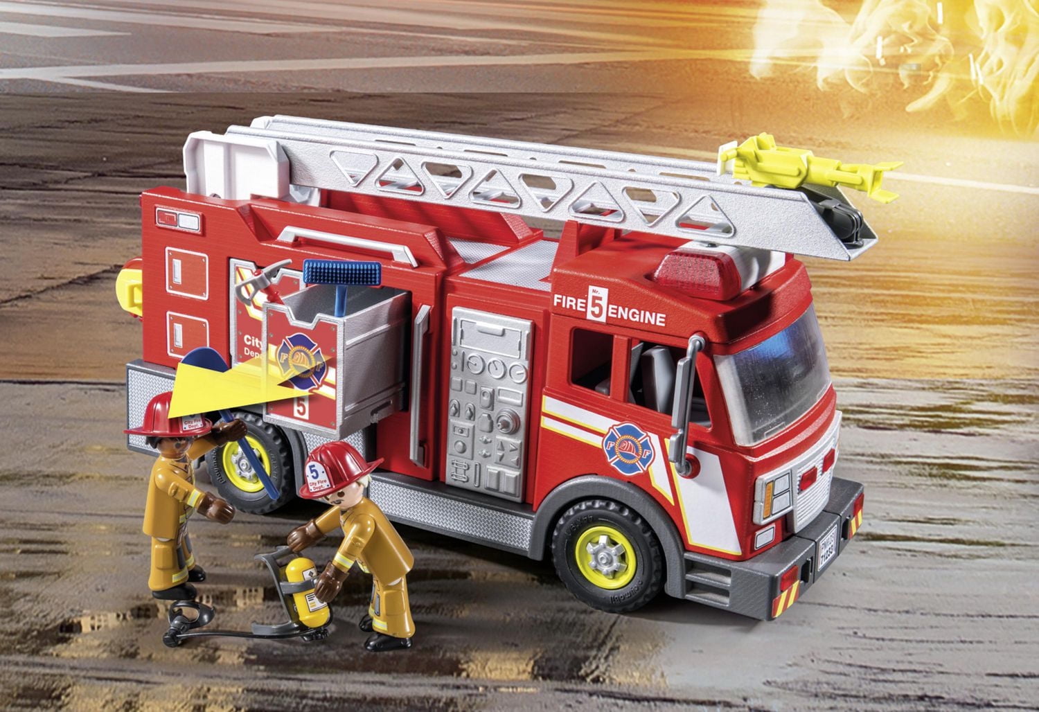 Playmobil Fire Truck, Light and Sounds