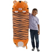 Happy Nappers: Pillow & Sleepy Sack: Medium - Tiger Tobi - 54 x 20, 2-In-1: Plush Animal Opens Into Sleeping Bag, Soft Play & Nap Character, Kids 3+