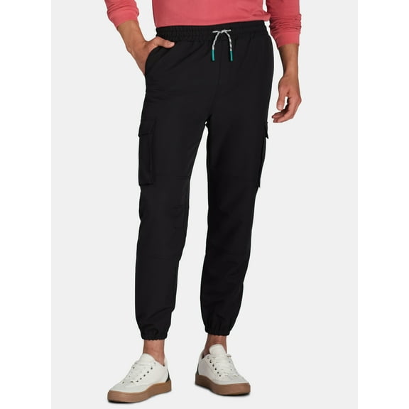 Fly By Night Men’s and Big Men’s Hyperloop Jogger Cargo Pants, Sizes S-3XL