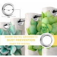 thumbnail image 4 of Fsddascl Succulents Blackout Curtains for Bedroom/Living Room, Thermal Insulated Kitchen Curtains, Green Teal Purple Vintage Ferns Plant Fruit Grommet Darkening Window Treatment Drapes 52"x84"x2, 4 of 6