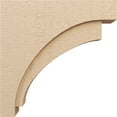 thumbnail image 3 of 9"W x 36"D x 36"H Thin Rivera Rough Cedar Woodgrain TimberThane Corbel, Primed Tan, 3 of 6